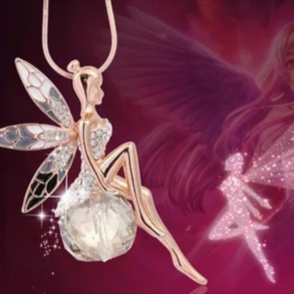 Gorgeous 18" ๐Tinkerbell ๐ Necklace - Picture 1 of 4